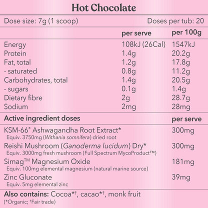 Hot Chocolate - Moodi - Functional PM Blend