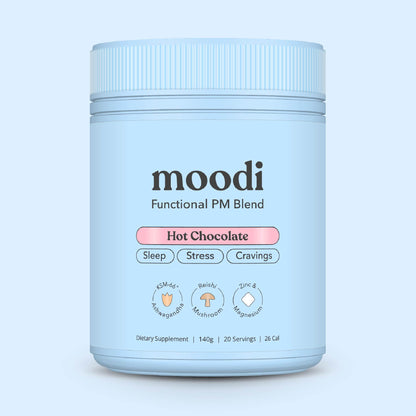 Hot Chocolate - PM Blend - For Sleep, Stress, Cravings - Moodi