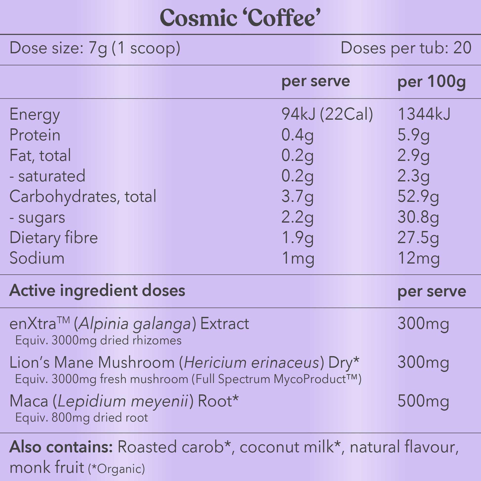 Cosmic Coffee - Moodi - Functional AM Blend