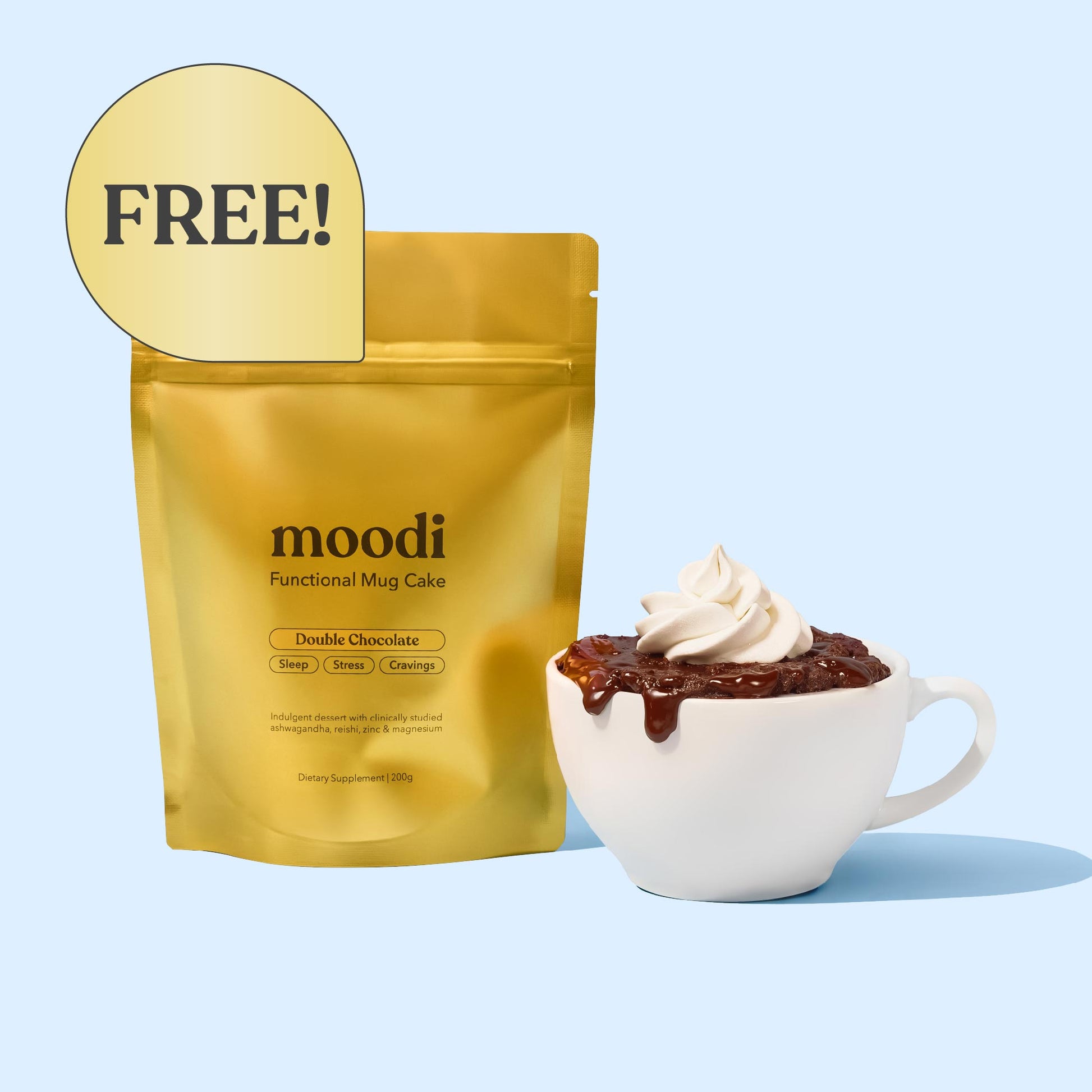 Functional Mug Cake - Double Chocolate - Moodi