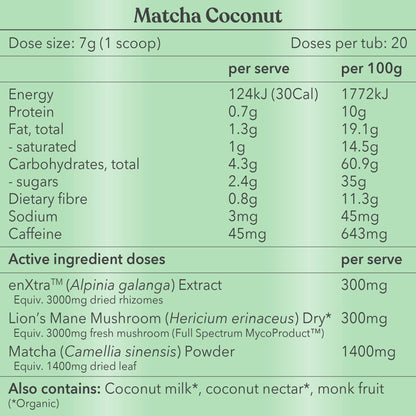 Matcha Coconut - Moodi - Functional AM Blend